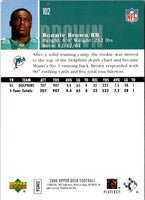 2006 Upper Deck Ronnie Brown #102