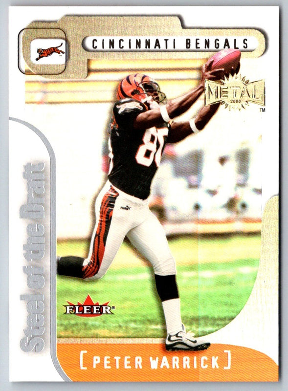 2000 Metal Steel of the Draft Peter Warrick #1 SD