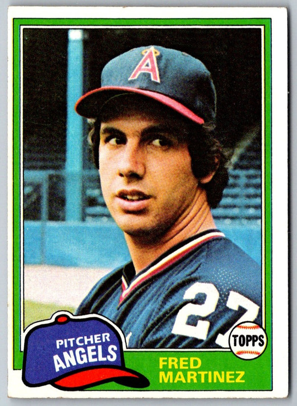 1981 Topps Fred Martinez #227 Rookie