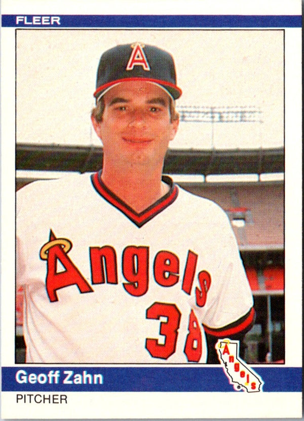 1984 Fleer Geoff Zahn #532