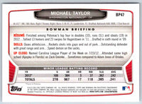 2014 Bowman Michael Taylor #BP47