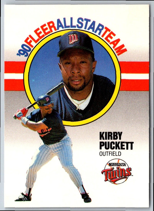 1990 Fleer All-Star Team Kirby Puckett #7