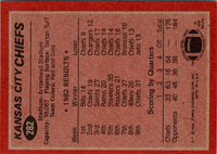 1984 Topps Kansas City Chiefs #16 NM-MT