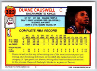 1991 Topps Duane Causwell #323
