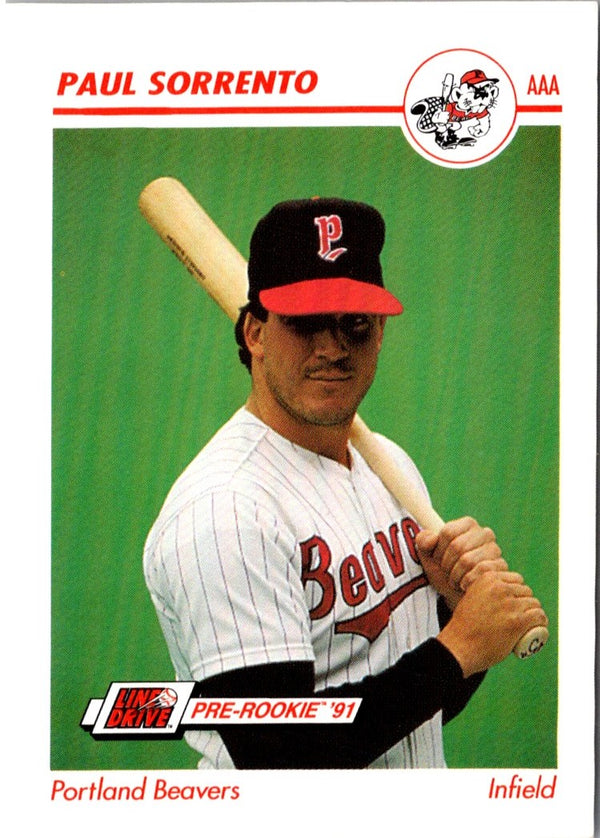 1991 Line Drive AAA Paul Sorrento #420