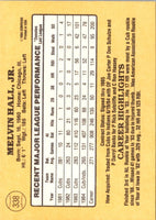 1985 Donruss Mel Hall #338