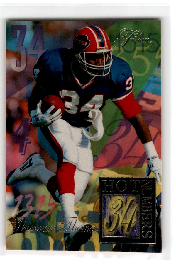 1994 Ultra Flair Hot Numbers Thurman Thomas #14