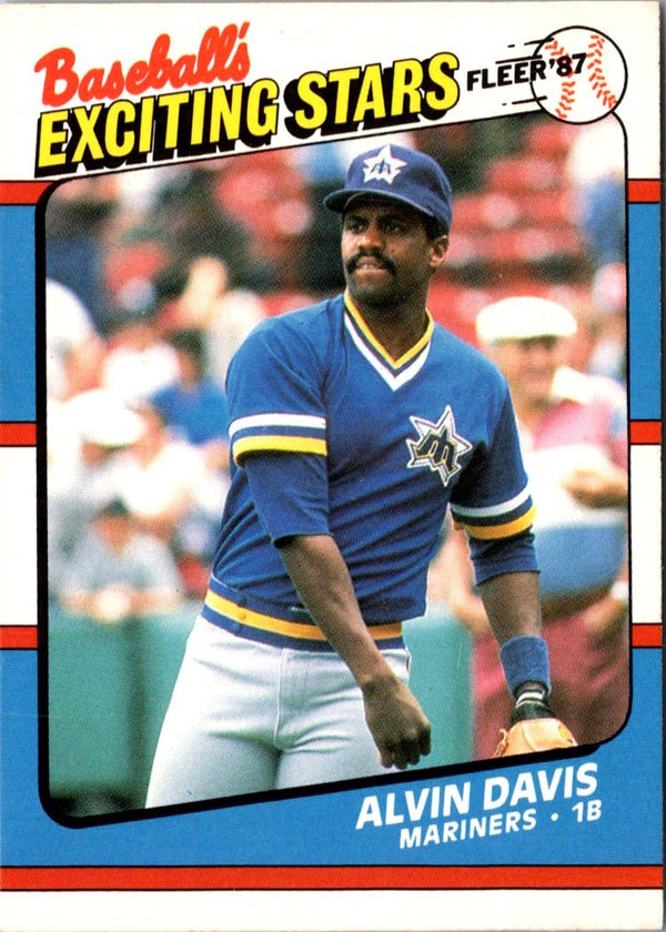 1987 Fleer Exciting Stars Alvin Davis #13