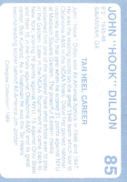 1989 Collegiate Collection North Carolina's Finest John Dillon #85