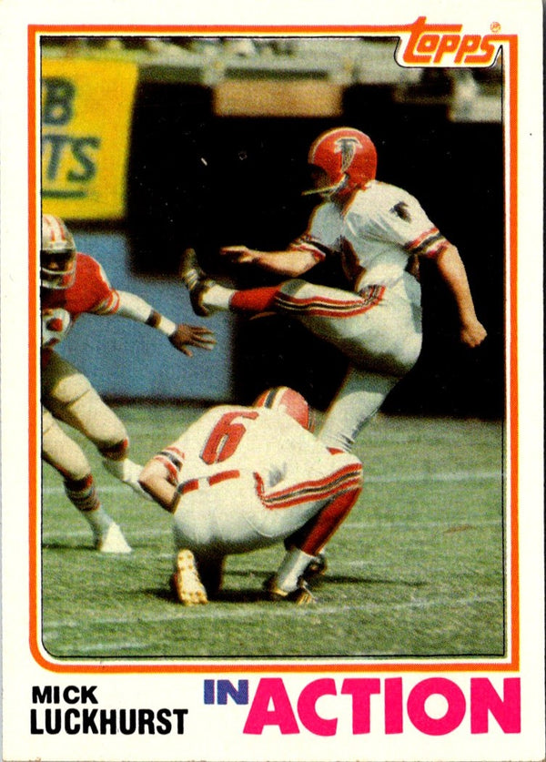 1982 Topps Mick Luckhurst #287