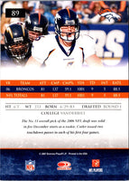 2007 Donruss Gridiron Gear Jay Cutler #89