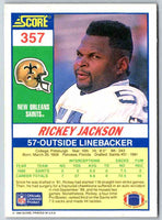 1990 Score Rickey Jackson #357