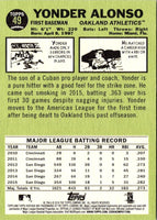 2016 Topps Heritage Yonder Alonso #49
