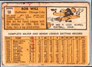 1963 Topps Bob Will