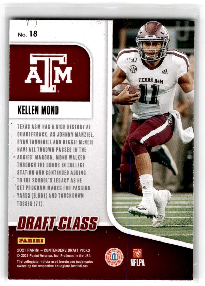 2021 Panini Absolute Blue Kellen Mond