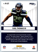 2018 Panini Pillars of Excellence Earl Thomas III