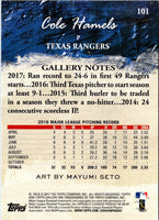 2017 Topps Gallery Cole Hamels #101