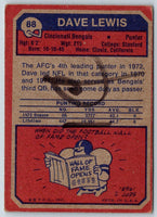 1973 Topps Dave Lewis #88