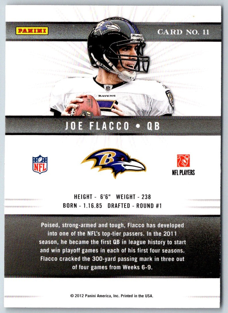 2011 Panini Absolute Memorabilia Joe Flacco