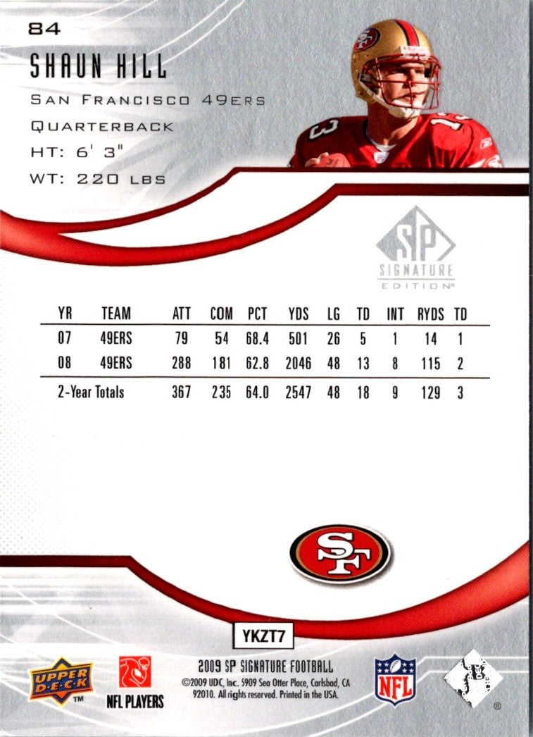 2009 Donruss Rookies & Stars Shaun Hill