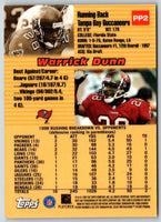 1999 Bowman's Best Pre Production Warrick Dunn #PP2
