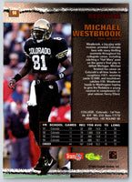 1995 Pro Line Michael Westbrook #98 Rookie