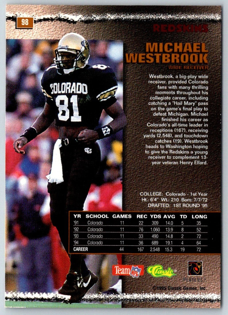 1995 Pro Line Michael Westbrook