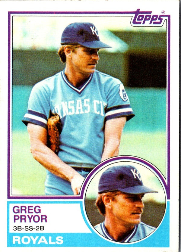 1983 Topps Greg Pryor #418