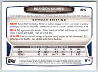 2014 Bowman Brandon Maurer #BP22