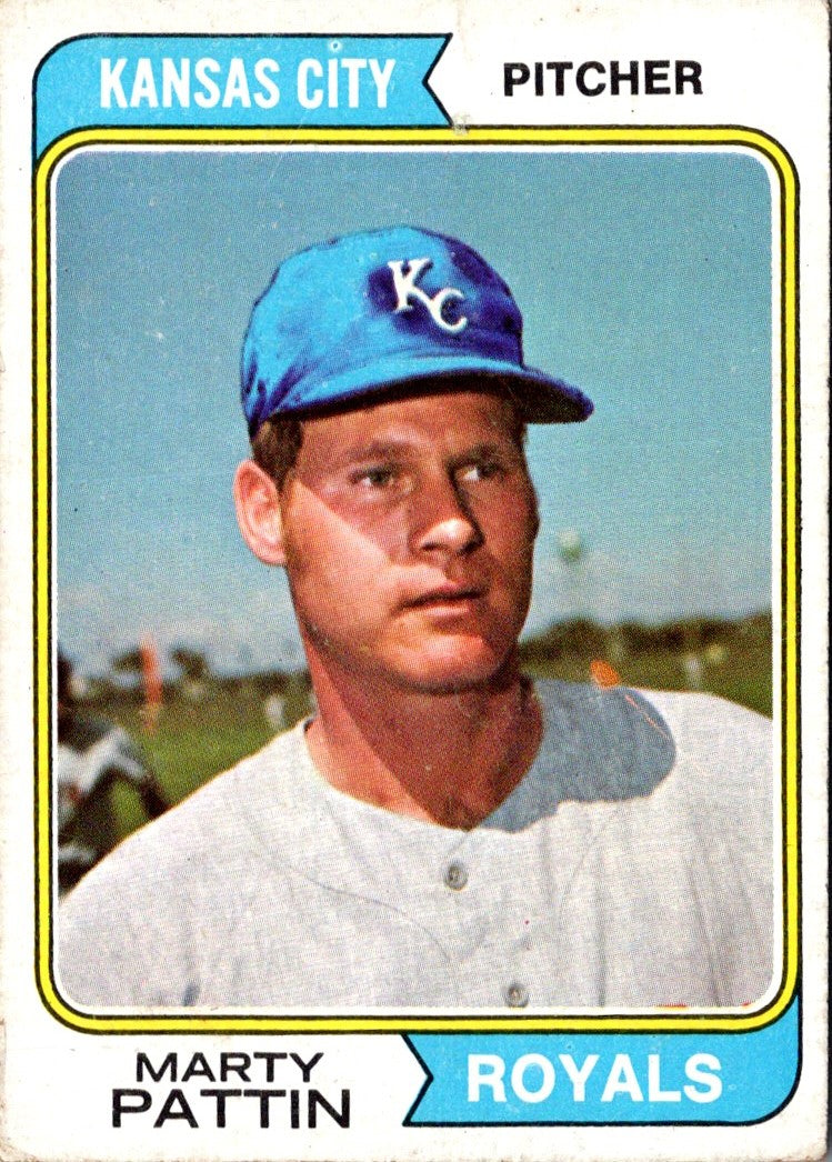 1974 Topps Marty Pattin