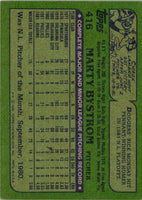 1982 Topps Marty Bystrom #416