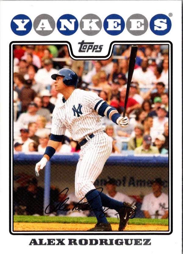 2008 Topps Alex Rodriguez #1