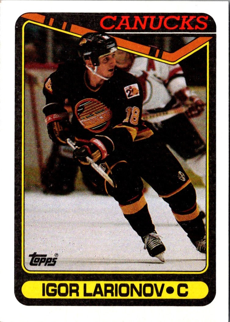 1990 Topps Igor Larionov