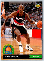 1992 Upper Deck All-Division Team Clyde Drexler #AD20