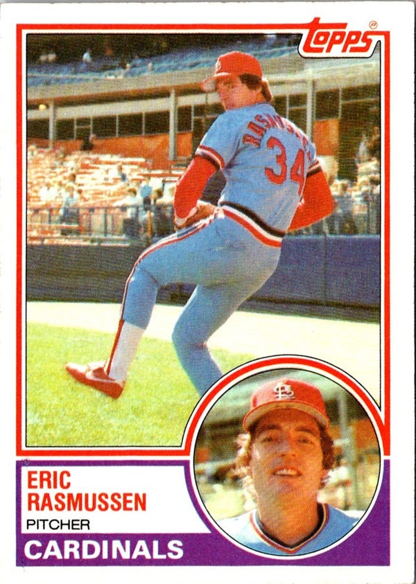 1983 Topps Eric Rasmussen #594