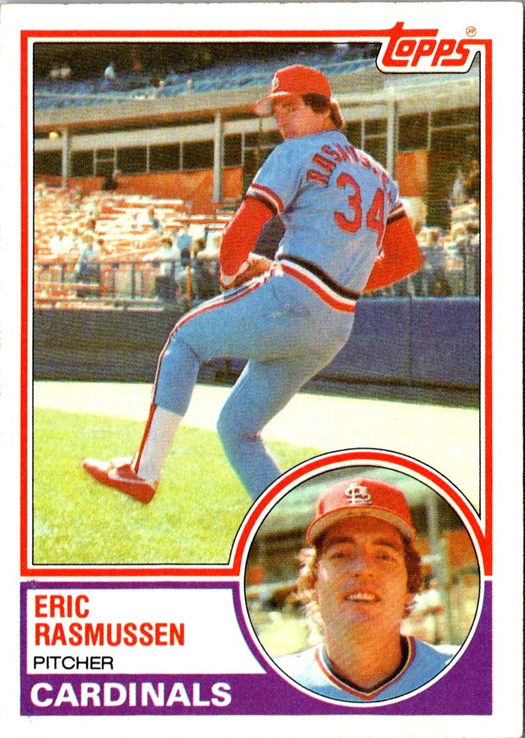 1983 Topps Eric Rasmussen