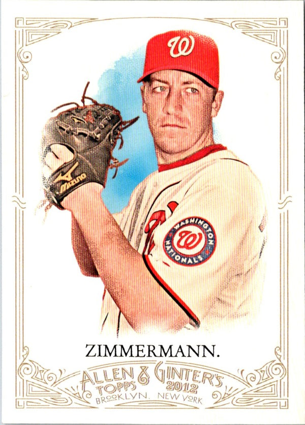 2012 Topps Allen & Ginter Jordan Zimmermann #73