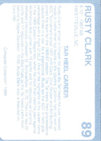 1989 Collegiate Collection North Carolina's Finest Rusty Clark #89