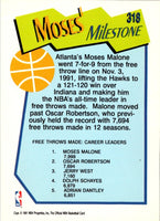 1991 Hoops Moses Malone #318