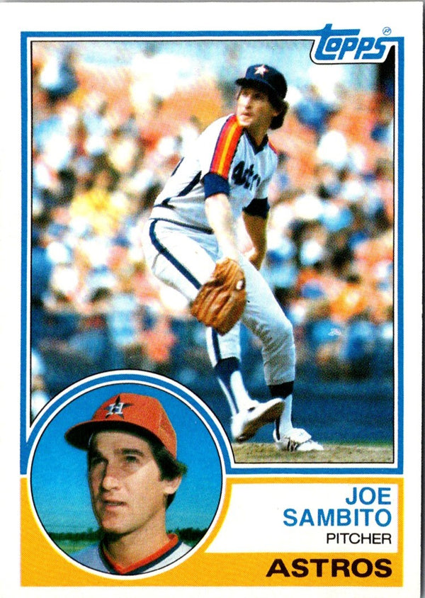 1983 Topps Joe Sambito #662