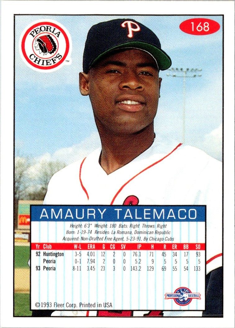 1993 Fleer Excel Amaury Telemaco