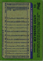 1982 Topps Andy Hassler #94