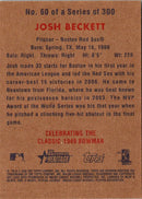 2006 Bowman Heritage Josh Beckett