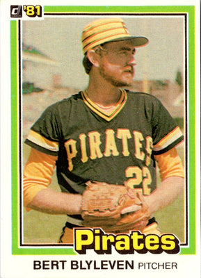 1981 Donruss Bert Blyleven #135