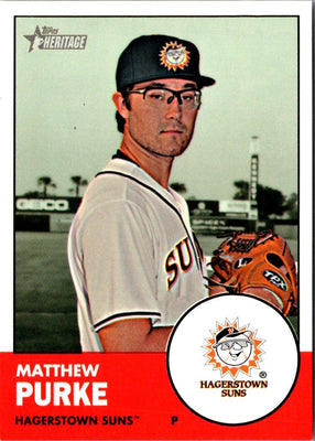 2012 Topps Heritage Minor League Matthew Purke #155