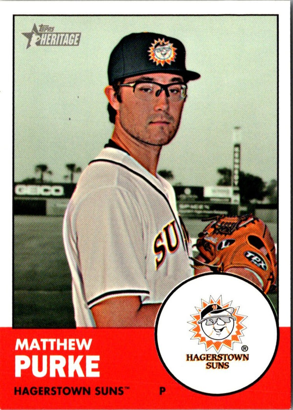 2012 Topps Heritage Minor League Matthew Purke #155