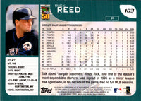 2001 Topps Rick Reed #103