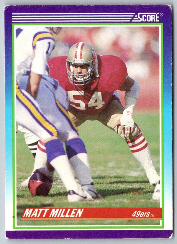 1990 Score Matt Millen #514