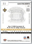 2003 Fleer Authentix Donte Stallworth