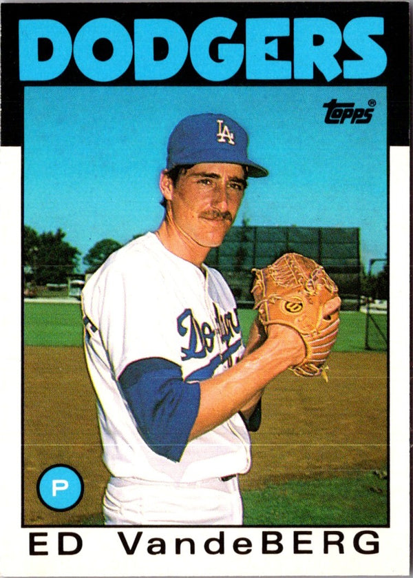 1986 Topps Traded Ed Vande Berg #118T